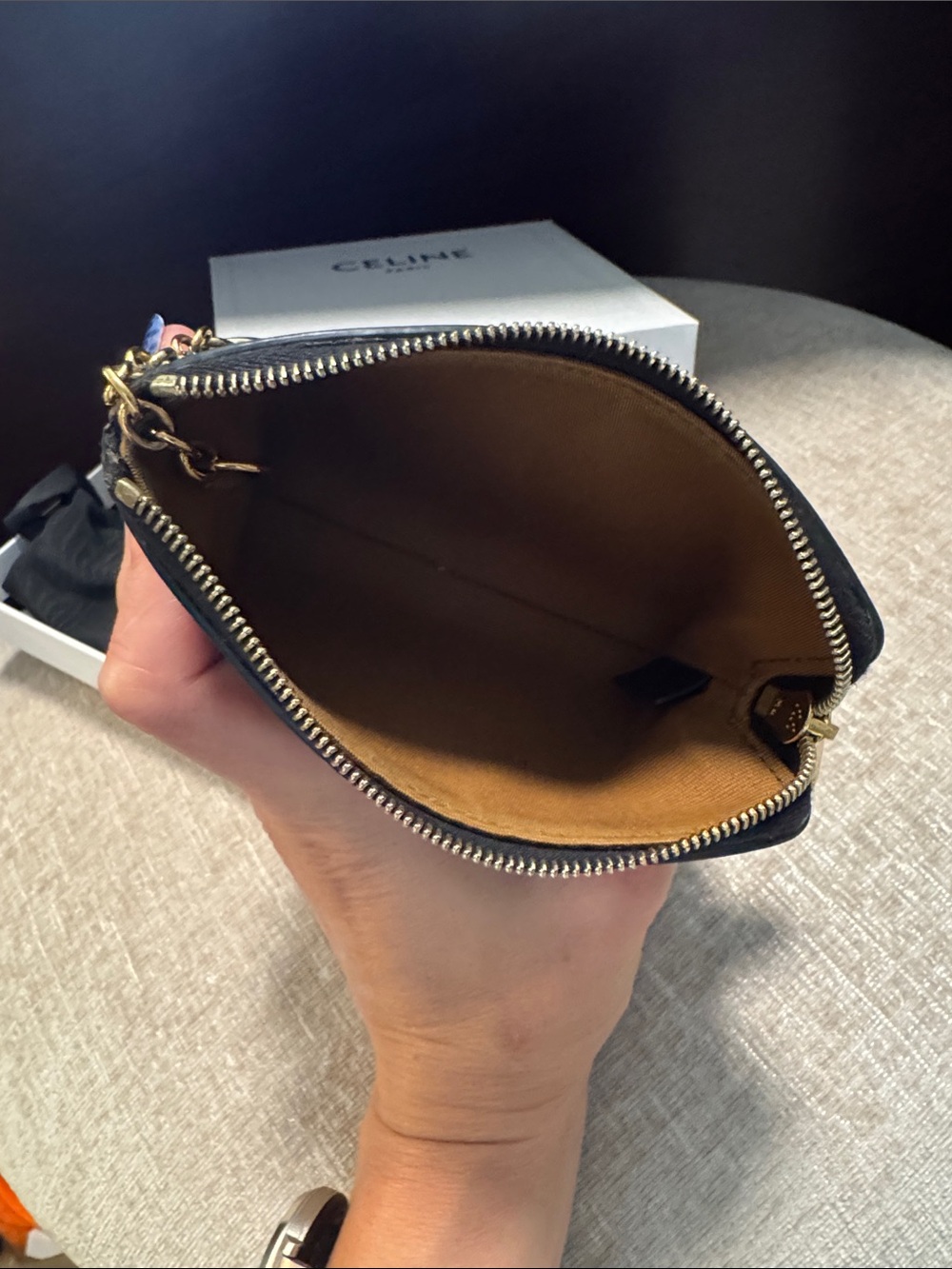 Celine Triomphe Zip Card Holder - Picture 5 of 7
